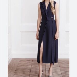 Jason Wu Flared Belted Sleeveless dress